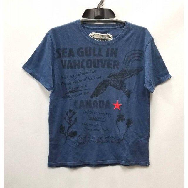 BEAMS(ビームス)のビームス Tシャツ 半袖 ブルー メンズ S BEAMS ネイビー 星 メンズのトップス(Tシャツ/カットソー(半袖/袖なし))の商品写真