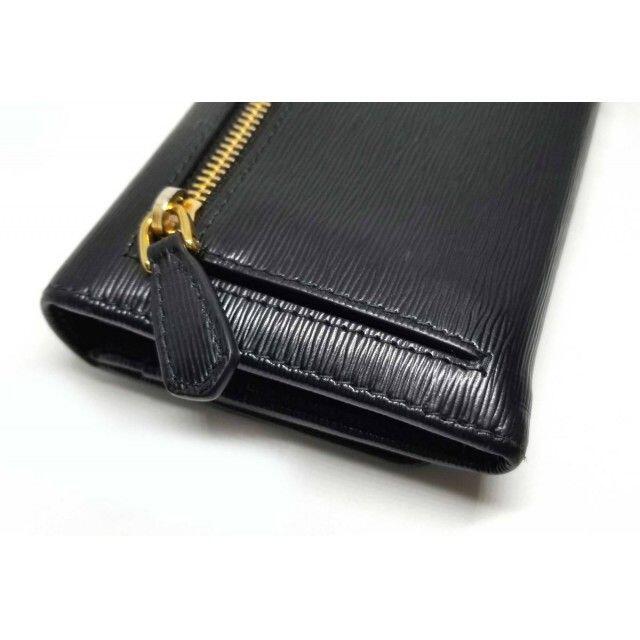 PRADA(プラダ)のプラダ 長財布 １Ｍ１１３２ ブラック 黒 レザー ロゴ ヴィッテロ ムーヴ レディースのファッション小物(財布)の商品写真
