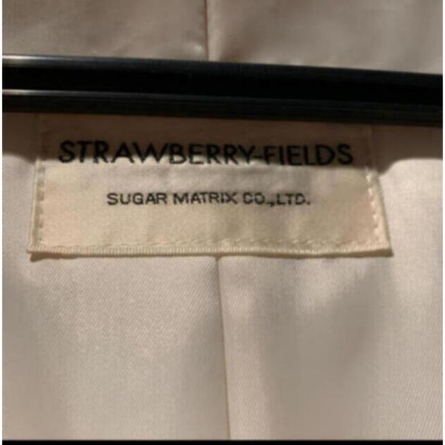 STRAWBERRY-FIELDS(ストロベリーフィールズ)のストロベリーフィールズ　ロングコート　アイボリー【新品・未使用】 レディースのジャケット/アウター(ロングコート)の商品写真