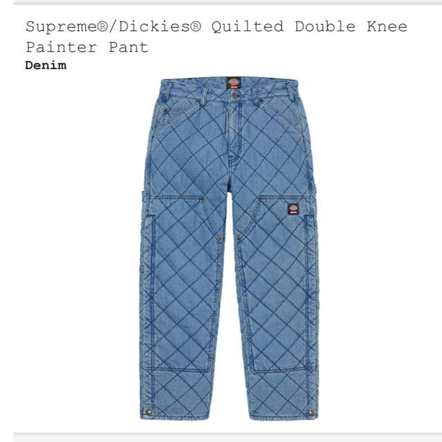 パンツSupreme Dickies quilted double knee Pant