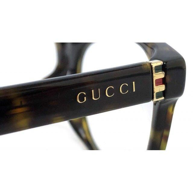 Gucci   未使用 グッチ 眼鏡 メガネフレーム GGOA ロゴ べっ甲柄の