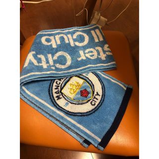 新品 未使用 マンチェスターシティ クラブ公式 マフラー サッカー オフィシャル