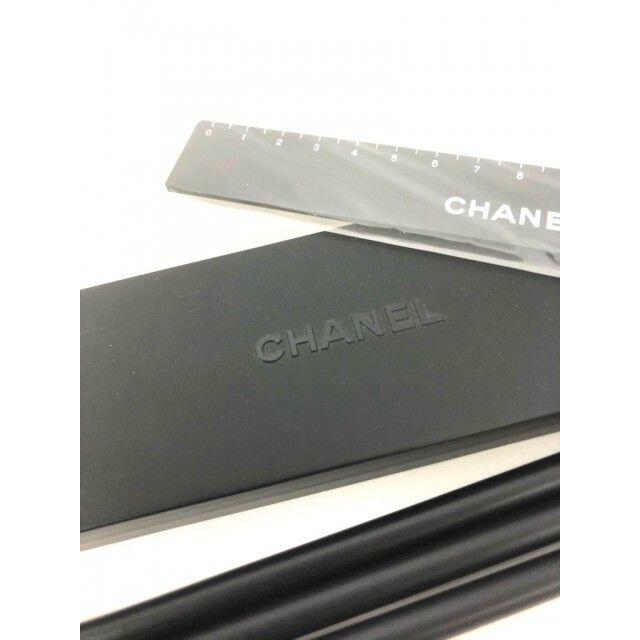 未使用 シャネル 非売品 鉛筆 ペンケース えんぴつ 3本 定規 セット