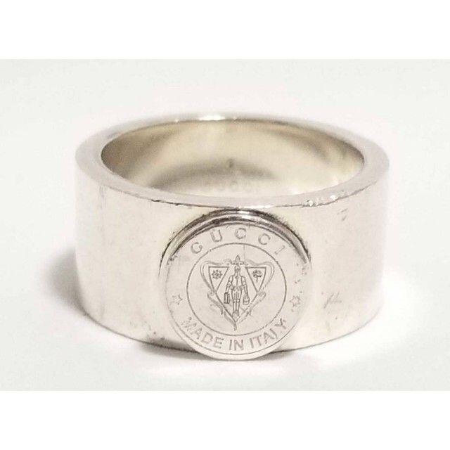 グッチ リング 指輪 クレスト 紋章 16 メンズ ＳＶ925 ＧＵＣＣＩ | フリマアプリ ラクマ