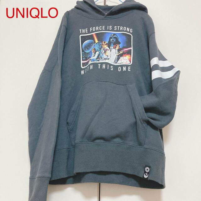 UNIQLO(ユニクロ)のUNIQLO ユニクロ STAR WARS コラボ プルオーバー  グレー S メンズのトップス(パーカー)の商品写真