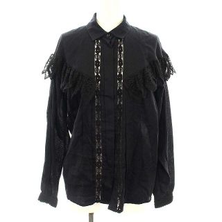 ディオール(Christian Dior) 黒 シャツ/ブラウス(レディース/長袖)の