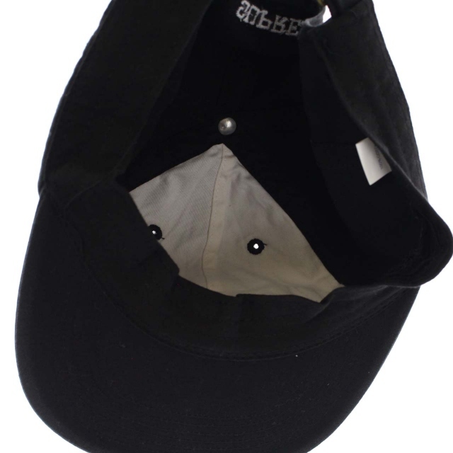 シュプリーム キャップ 野球帽 ベースボールキャップ 帽子 ロゴ 黒