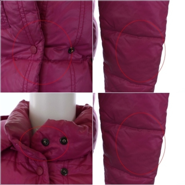 MONCLER(モンクレール)のモンクレール ベレンジェール ダウンジャケット ジップアップ XS ピンク レディースのジャケット/アウター(ダウンジャケット)の商品写真