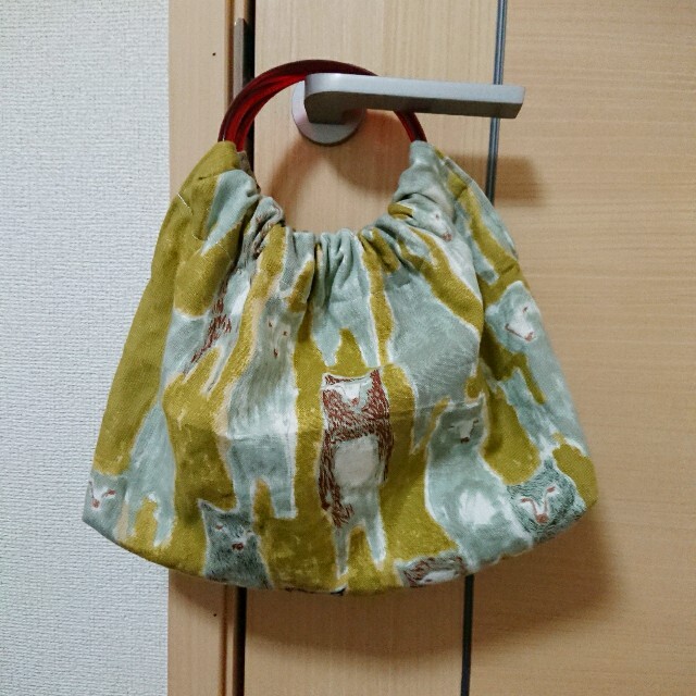 ミナペルホネンリングバック☆ハンドメイド