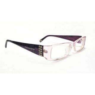 ティファニー(Tiffany & Co.)のティファニー メガネフレーム TF2002 パープル 眼鏡 ラインストーン(サングラス/メガネ)