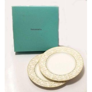 ティファニー(Tiffany & Co.)の未使用 ティファニー ノーツ NOTES ペアプレート 絶版品 食器(食器)