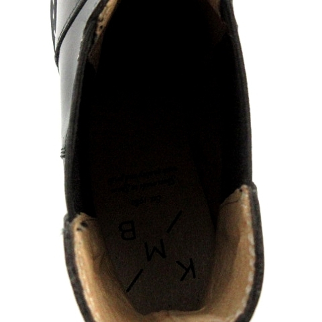 other(アザー)のケーエムビー KMB サイドゴアブーツ ショート パテント 25.5cm 黒 レディースの靴/シューズ(ブーツ)の商品写真