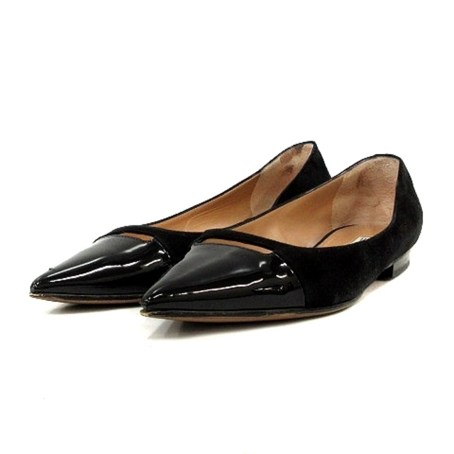 PELLICO(ペリーコ)のペリーコ PELLICO パンプス ポインテッドトゥ 24cm 黒 レディースの靴/シューズ(ハイヒール/パンプス)の商品写真