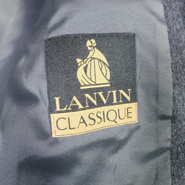 【極美品】LANVIN カシミヤ100% ステンカラー  グレー ロング コート 9
