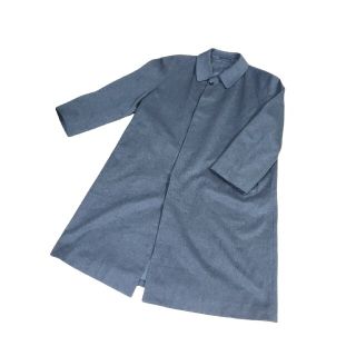 【極美品】LANVIN カシミヤ100% ステンカラー  グレー ロング コート