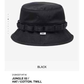 ダブルタップス(W)taps)のBLACK M 21AW WTAPS JUNGLE 02 / HAT / CO(ハット)