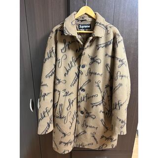 シュプリーム(Supreme)の supreme script logos overcoat 即購入値下げ(その他)