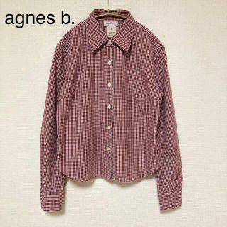 アニエスベー(agnes b.)のagnes b. アニエスベー　ギンガムチェックシャツブラウス(シャツ/ブラウス(長袖/七分))