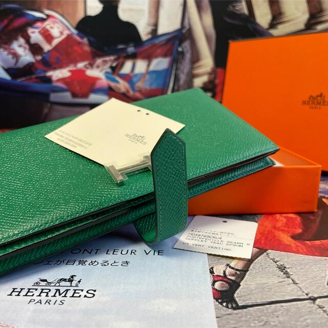 Hermes(エルメス)の【正規品】HERMES ほぼ未使用✨エルメス べアン スフレ長財布2018年購入 レディースのファッション小物(財布)の商品写真