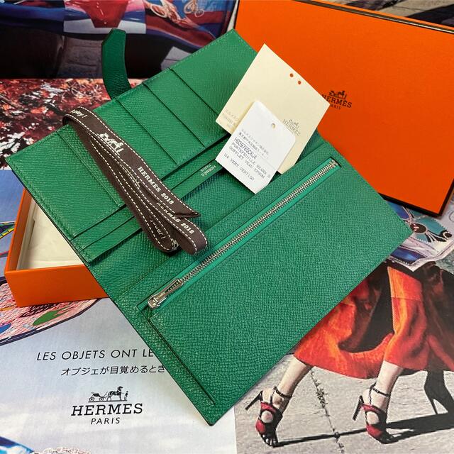 Hermes(エルメス)の【正規品】HERMES ほぼ未使用✨エルメス べアン スフレ長財布2018年購入 レディースのファッション小物(財布)の商品写真