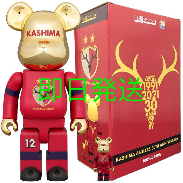 BE＠RBRICK KASHIMA ANTLERS 30th 00%&400%