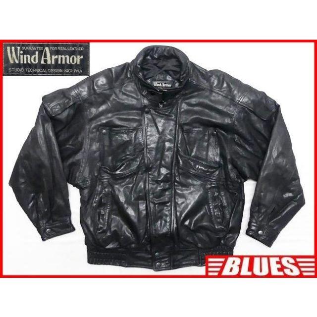 レザー ライダース ジャケット メンズ L 黒 シングル 革ジャン 本革