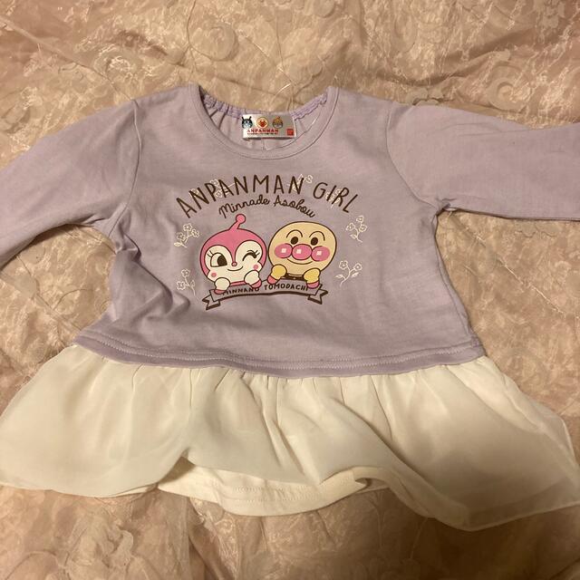 BANDAI(バンダイ)のアンパンマンロンT 95センチ キッズ/ベビー/マタニティのキッズ服女の子用(90cm~)(Tシャツ/カットソー)の商品写真