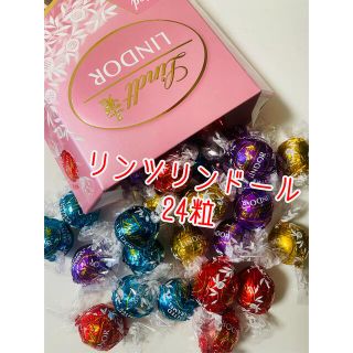 チョコレート(chocolate)のリンツリンドール　ピンクアソート　チョコレート　24粒(菓子/デザート)