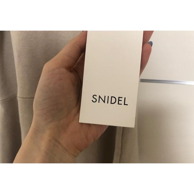SNIDEL(スナイデル)のsnidel スクエアネックマーメイドニットワンピース レディースのワンピース(ロングワンピース/マキシワンピース)の商品写真