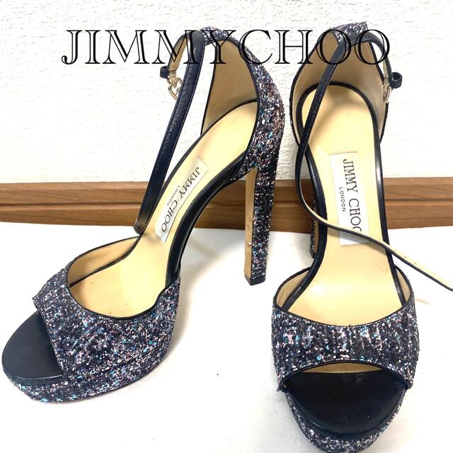 JIMMYCHOO スパンコールハイヒール ciaociaoibiza.com