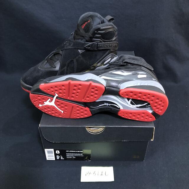 NIKE  AIR JORDAN 8 Retro  Black Cement