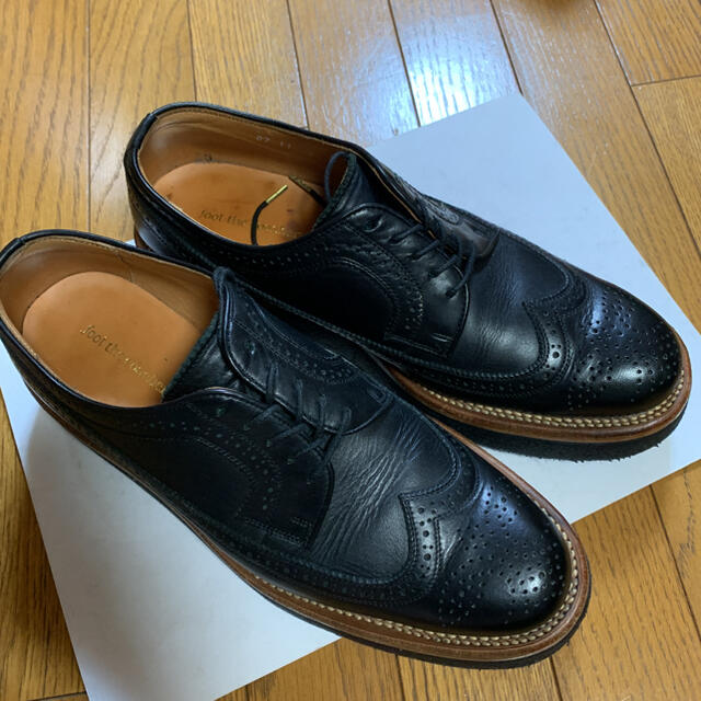 フットザコーチャー ウイングチップ 厚底 UK8.5 ファッション