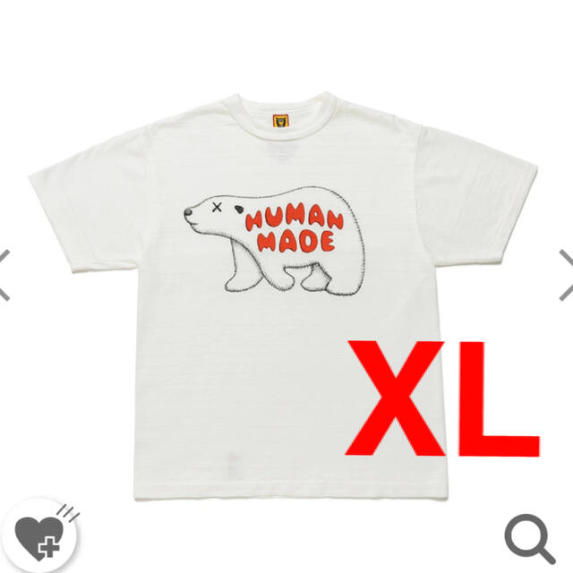 【 XL 】 HUMAN MADE × KAWS ＃7 TEE