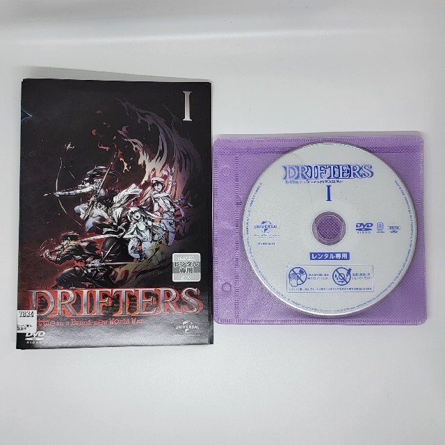 UNIVERSAL ENTERTAINMENT(ユニバーサルエンターテインメント)の中古DVD アニメ DRIFTERS ドリフターズ 全7巻セット（全14幕） エンタメ/ホビーのDVD/ブルーレイ(アニメ)の商品写真