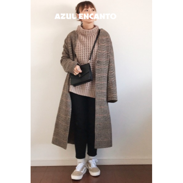 AZUL by moussy(アズールバイマウジー)のAZUL ENCANTO◇ビックワッフルニットプルオーバー◇アズールエンカント レディースのトップス(ニット/セーター)の商品写真