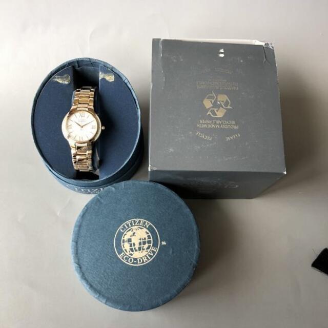 【展示品】ダイヤ ベゼル CITIZEN ソーラー 腕時計 シチズン レディース