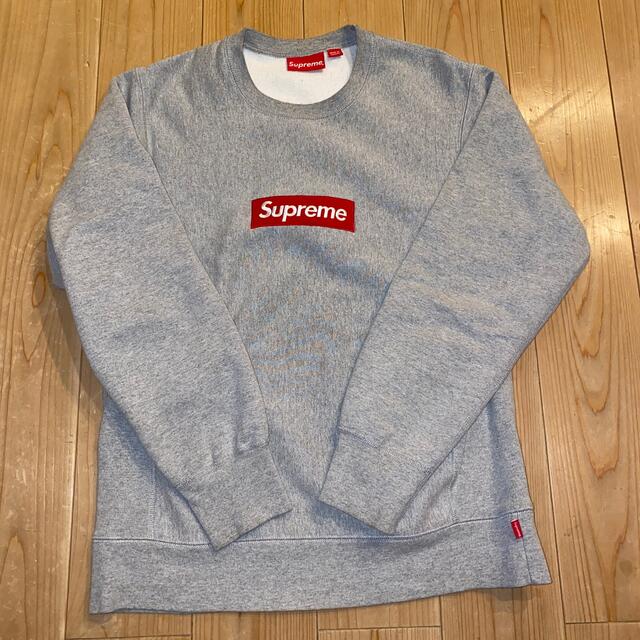 Supreme 15aw Box Logo  Gray M ボックスロゴ