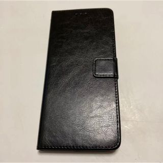 AQUOS Sense4 Plus ケース 手帳型  ブラック(Androidケース)