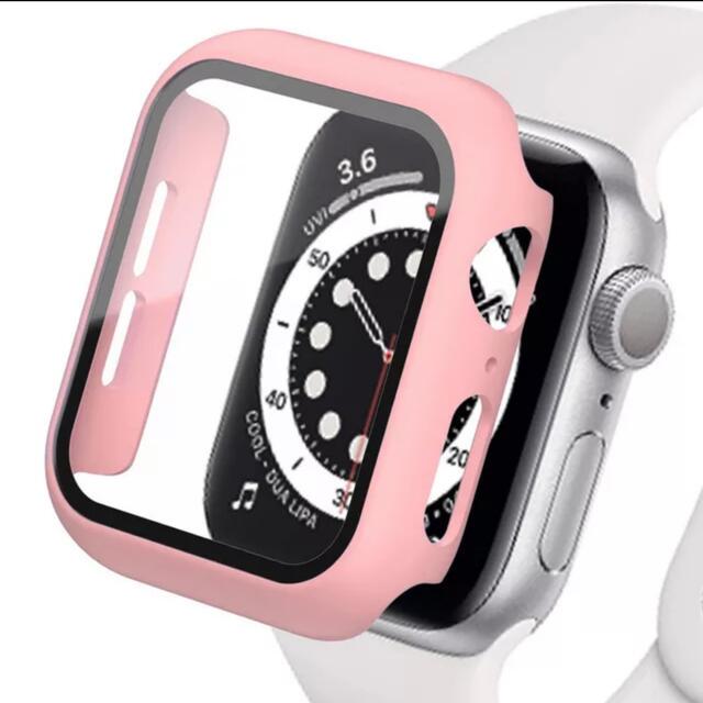 Apple Watch(アップルウォッチ)のApple Watch series7 45 全面保護 ガラス フィルム ケース メンズの時計(腕時計(デジタル))の商品写真