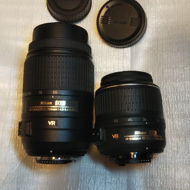 ニコン AF-S 18-55mm + 55-300mm ダブルズーム  ジャンク