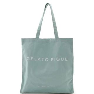 ジェラートピケ(gelato pique)のお値下げ不可　新品タグ付き　ジェラートピケ  グリーン(トートバッグ)