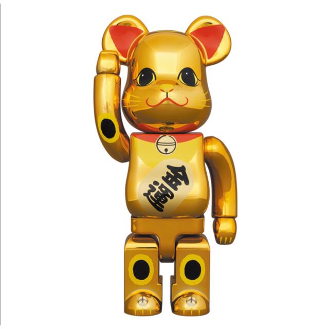 BE@RBRICK 招き猫 金運 金メッキ 参 400％