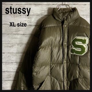 ステューシー(STUSSY)の【デッドストック】ステューシー★リバーシブルダウンジャケット　希少XLサイズ(ダウンジャケット)