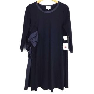 ランバンオンブルー(LANVIN en Bleu)の♡ランバンオンブルー♡サイドリボンワンピ(ひざ丈ワンピース)