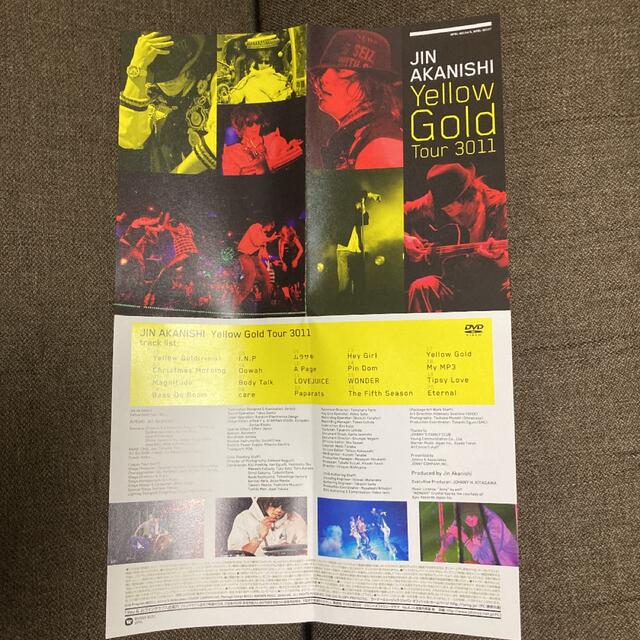 Yellow　Gold　Tour　3011（初回限定盤A） DVD エンタメ/ホビーのDVD/ブルーレイ(ミュージック)の商品写真