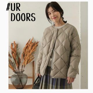 アーバンリサーチドアーズ(URBAN RESEARCH DOORS)の★新品未使用タグ付き★UR DOORS＊ライトダウンキルトショートブルゾン(ダウンジャケット)