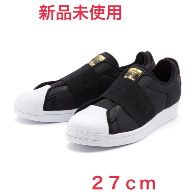 adidas(アディダス)の【新品未使用】SS スリッポン　黒　アディダスオリジナルス　27センチ メンズの靴/シューズ(スニーカー)の商品写真