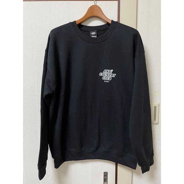 新品 ANTI COUNTRY CLUB BONE LOGO SWEAT L