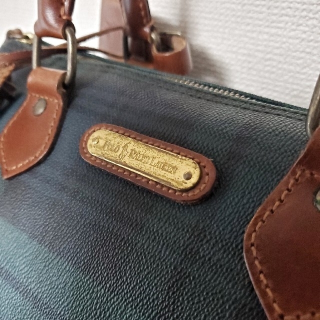POLO RALPH LAUREN - 美品 Polo Ralph Lauren ミニボストン POLO RALPH LAUREN - 美品 Polo Ralph Lauren ミニボストン