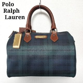 ポロラルフローレン(POLO RALPH LAUREN)の美品 Polo Ralph Lauren ミニボストンバッグ ブラシ付き(ボストンバッグ)